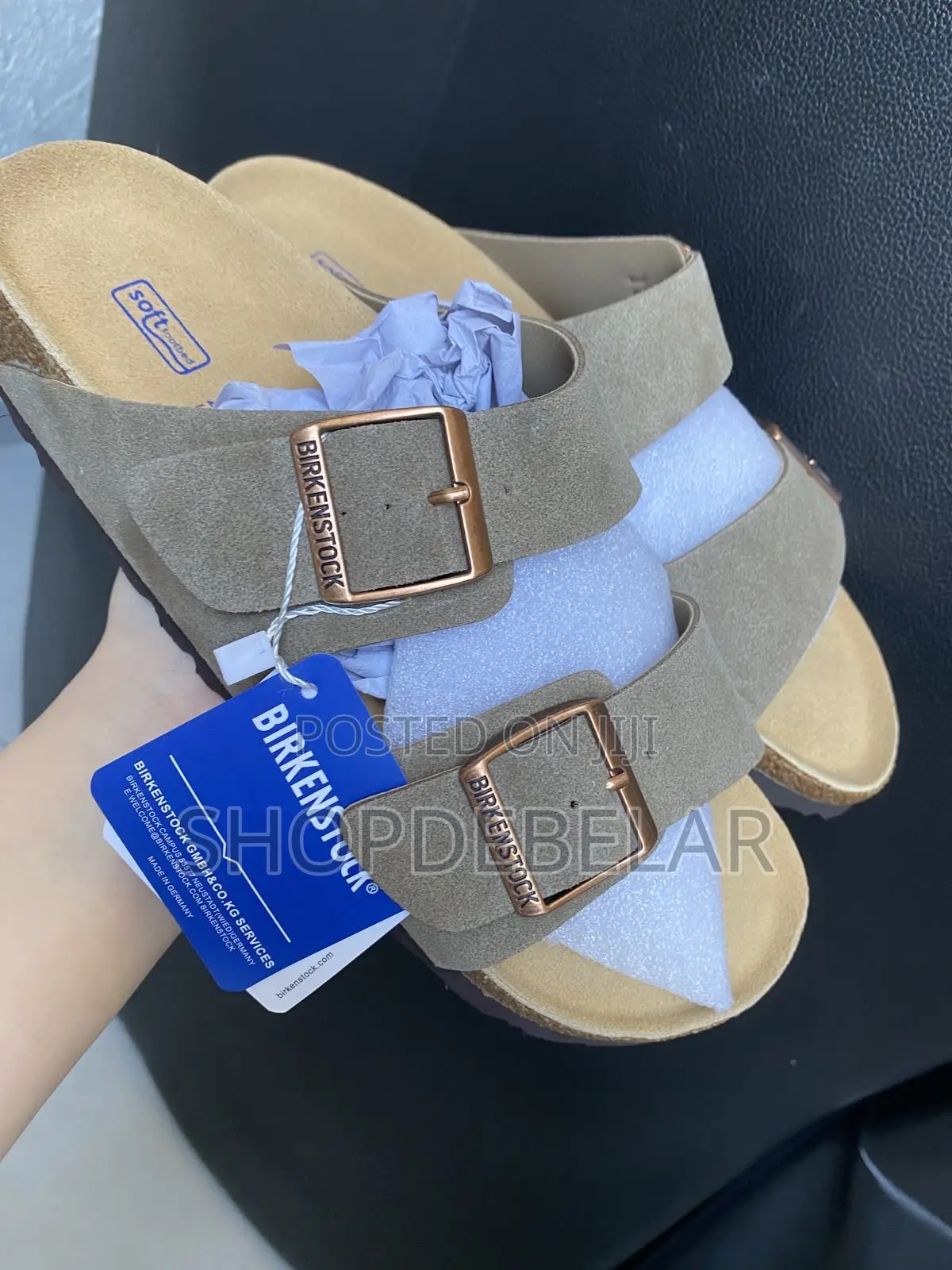 Original Double Belt Arizona Birkenstock Slippers