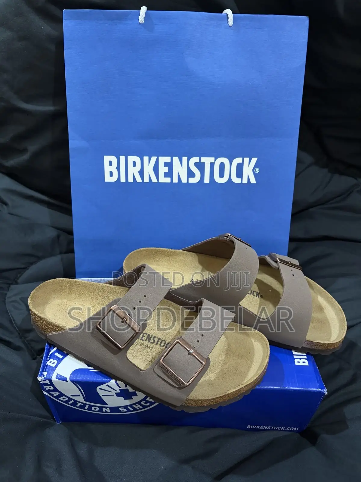 Original Double Belt Arizona Birkenstock Slippers