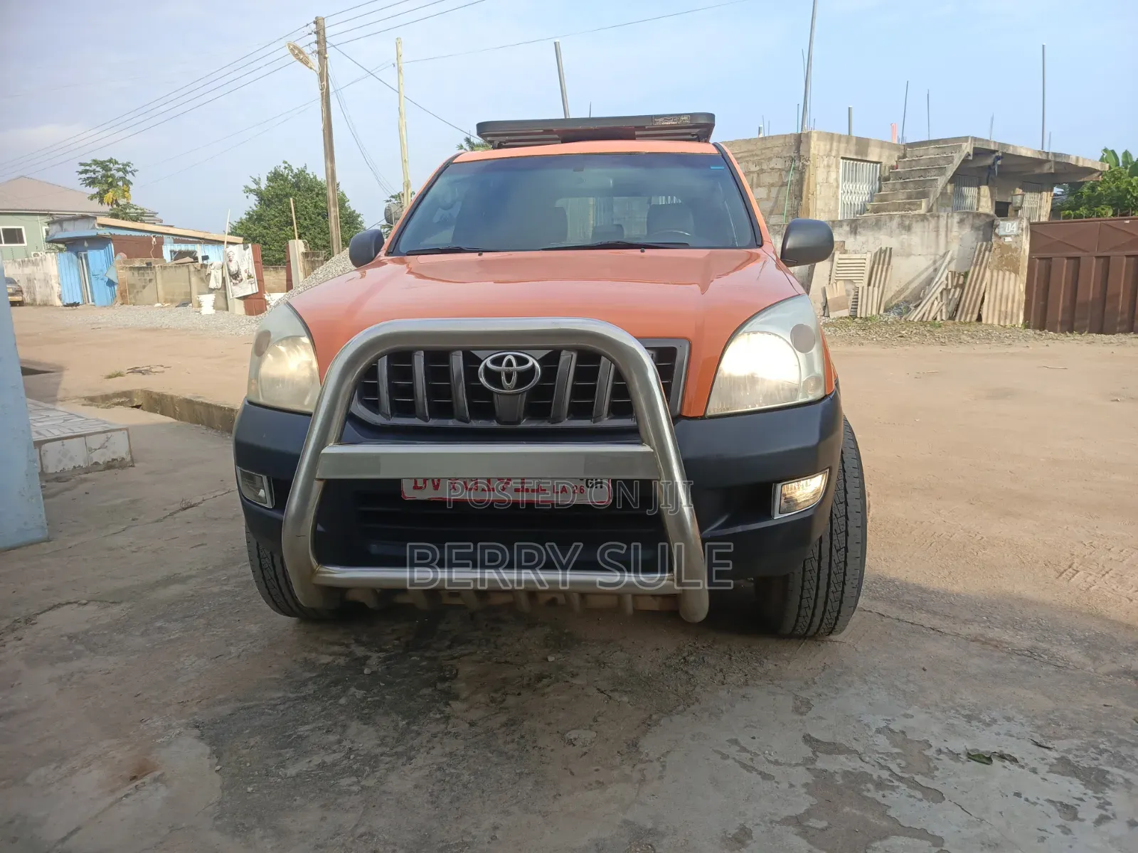 Toyota Land Cruiser Prado 2009 Orange