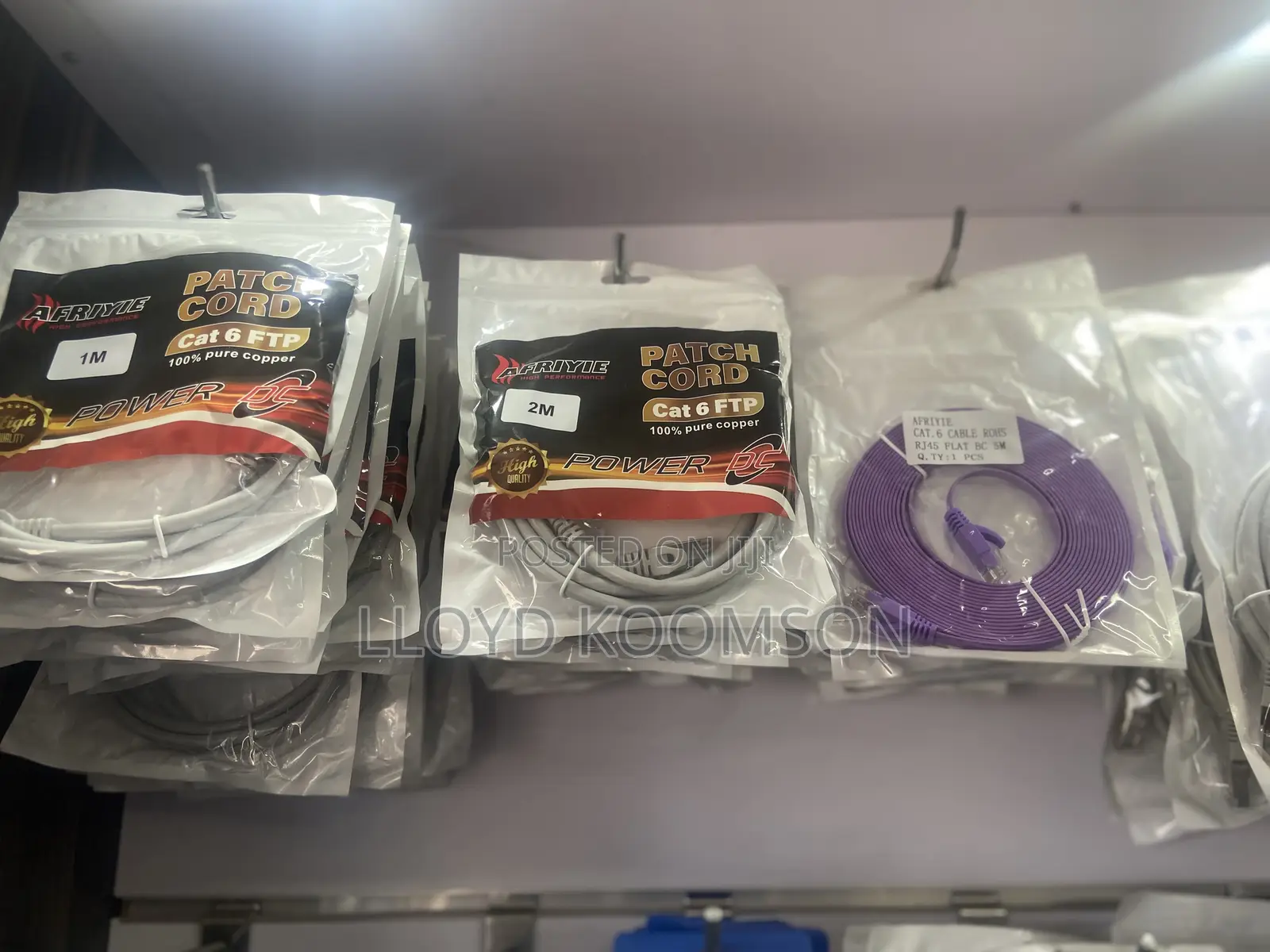 Cat 6 Patch Cables Ftp. 0.5m - 20m