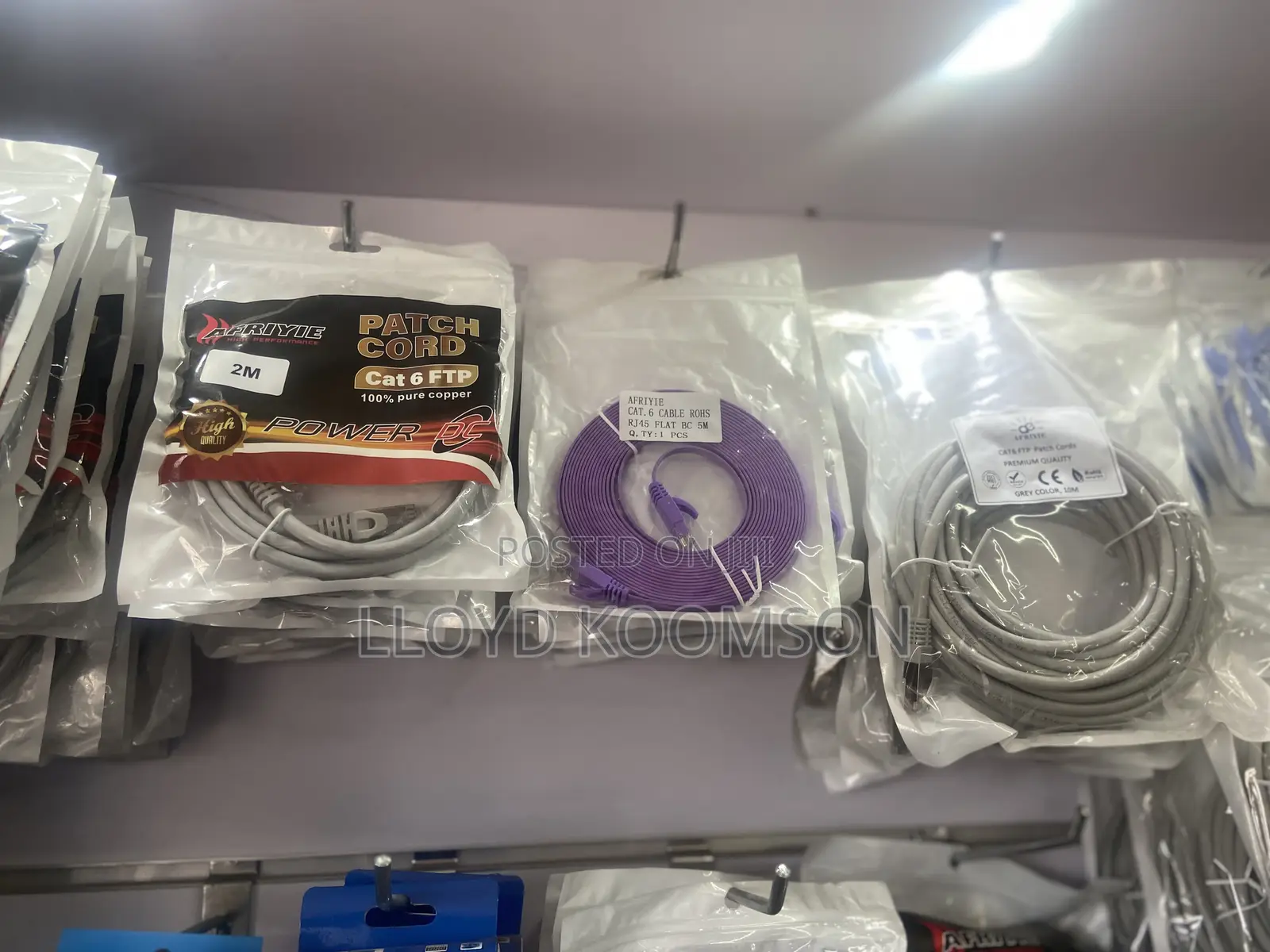 Cat 6 Patch Cables Ftp. 0.5m - 20m