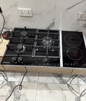 Get Classic Kenwood 3 Gas With 2 Electric Hob(Glass) Black 