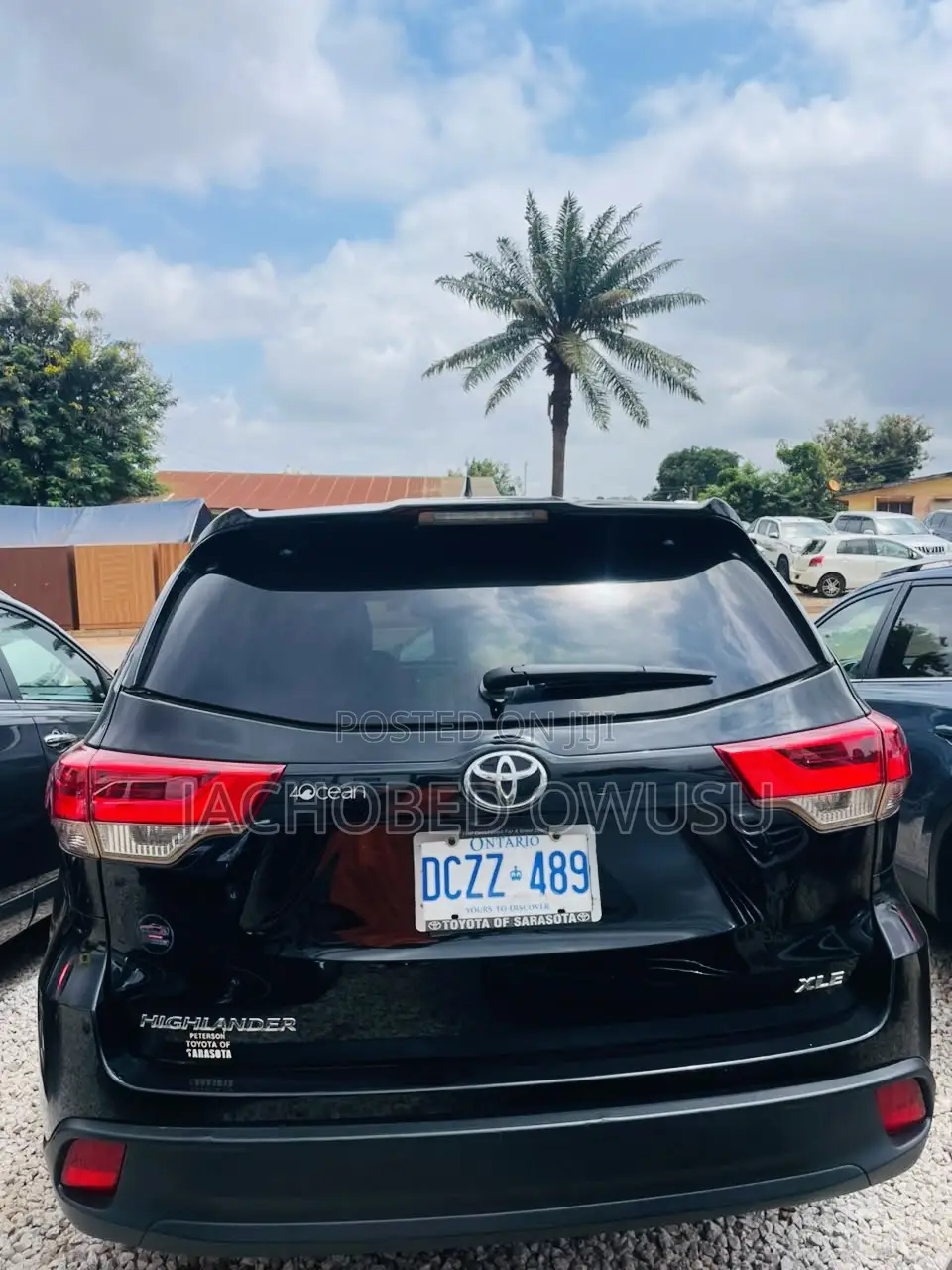 Toyota Highlander XLE 4x2 V6 (3.5L 6cyl 8A) 2018 Black