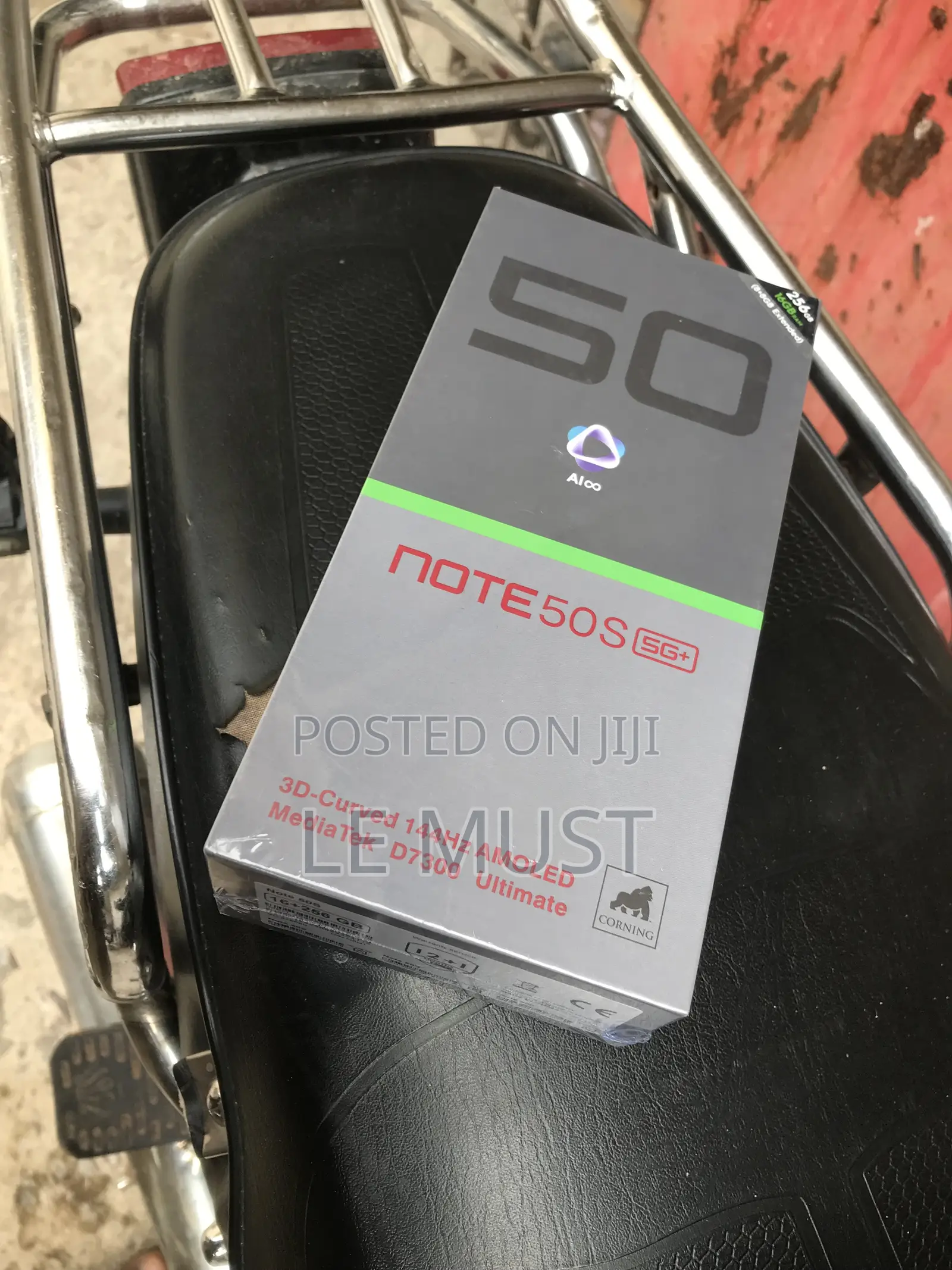 New Infinix Note 50s 256 GB Black