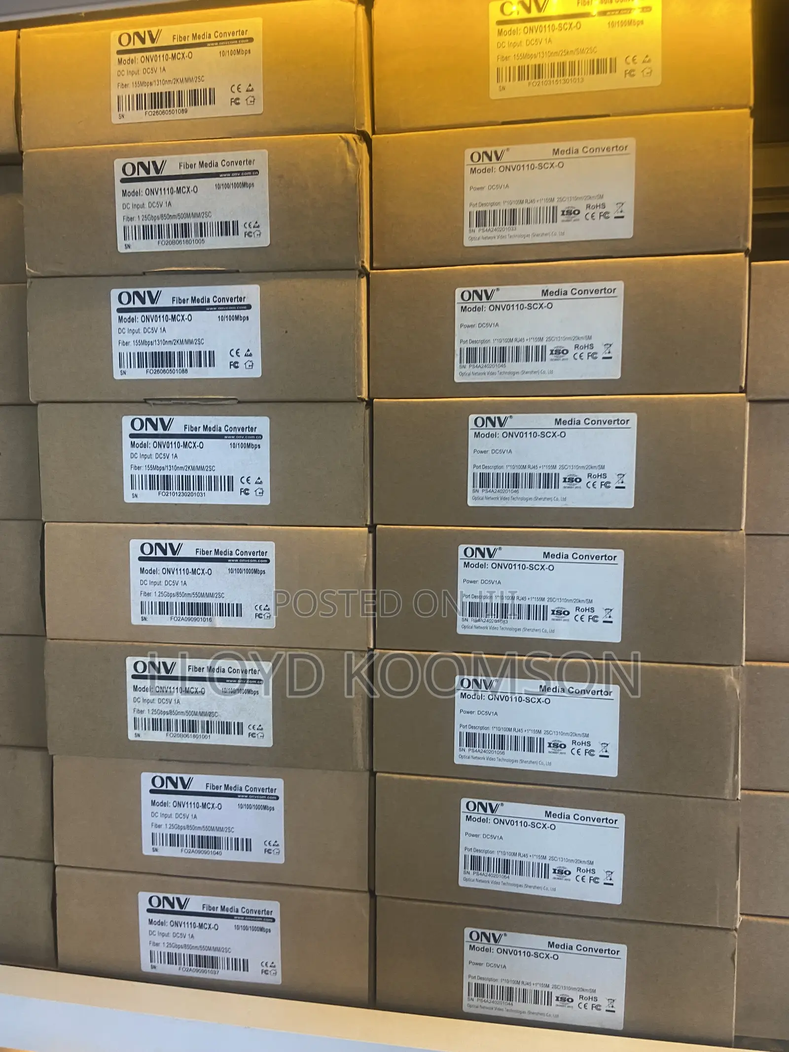 Onv Fiber Media Convertor