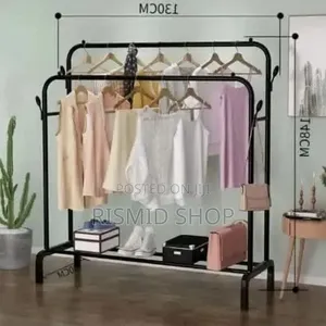 Double Pole Heavy Duty Metal Clothes