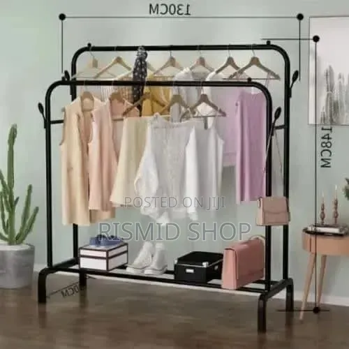 Double Pole Heavy Duty Metal Clothes