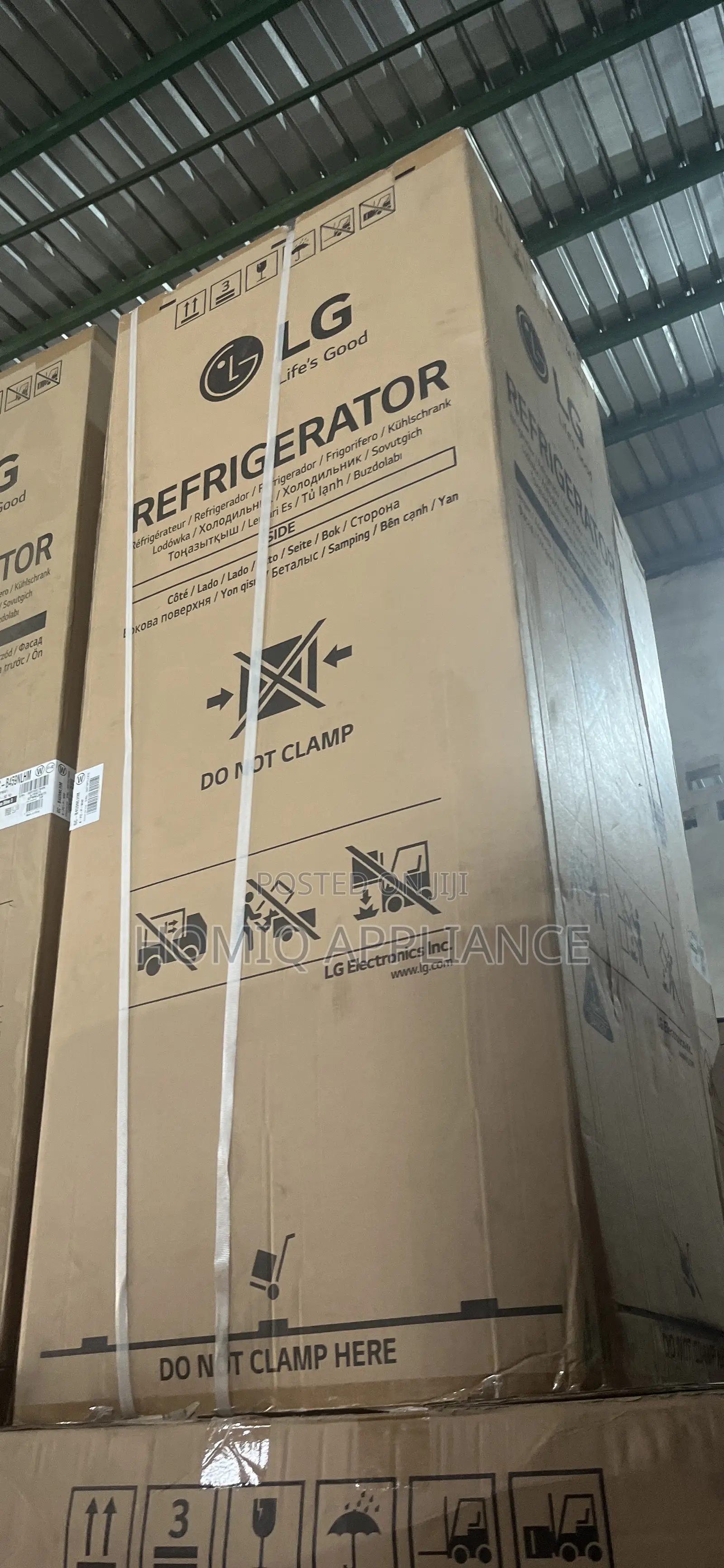 New Lg Gn-B392pxgb 395 Litres Top Freezer Refrigerator