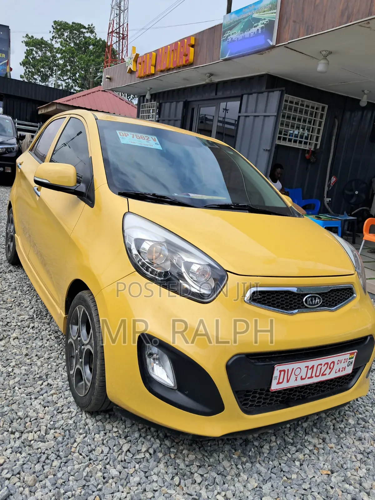 Kia Morning 2016 Yellow