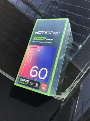 New Infinix Hot 60 Pro+ 256 GB Black