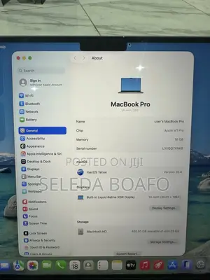 Laptop Apple MacBook Pro 2021 M1 16GB Apple M1 Pro SSD 1T
