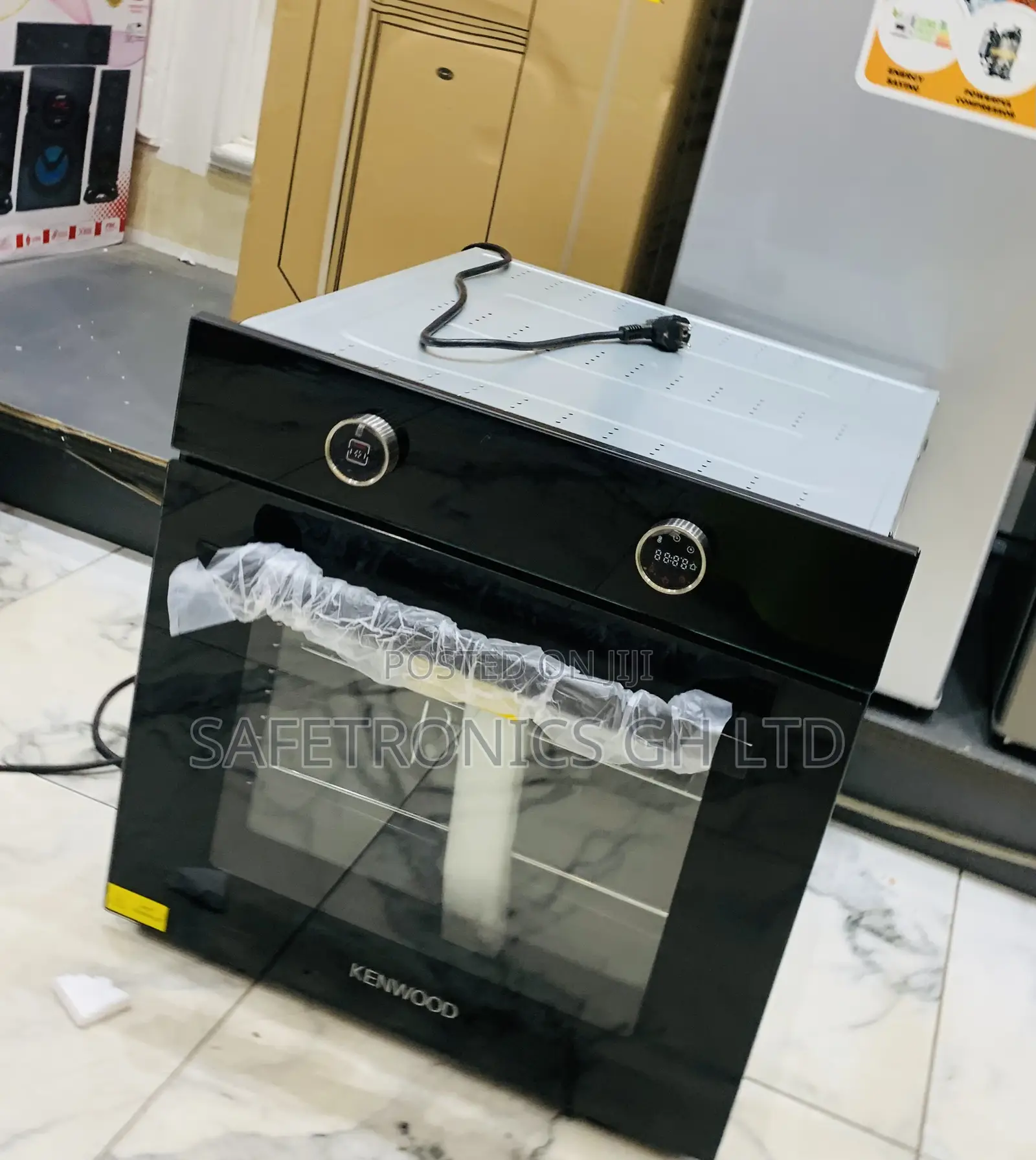 Valuable Fast Black Sleek Kenwood Electric Ovens