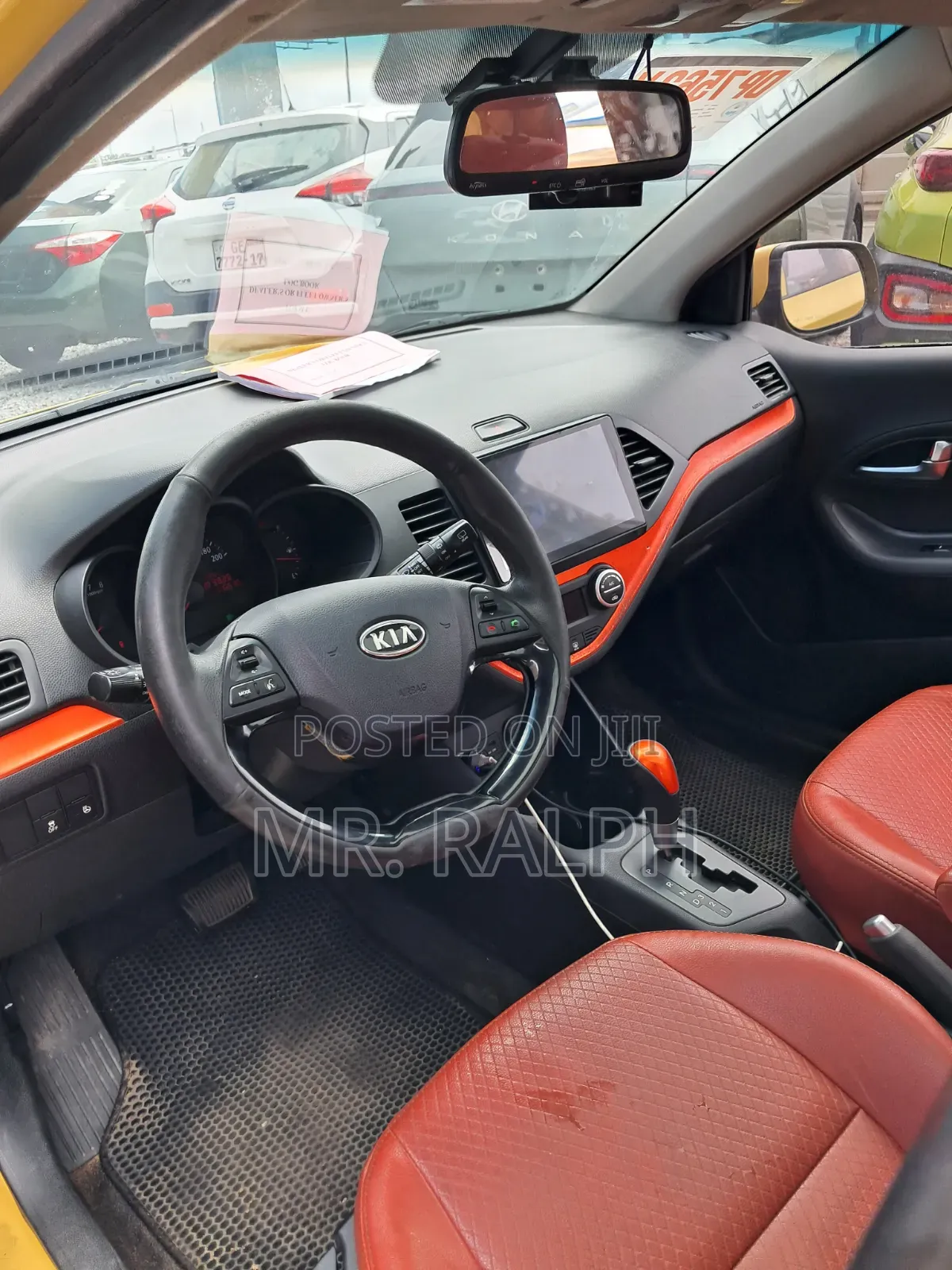 Kia Morning 2016 Yellow