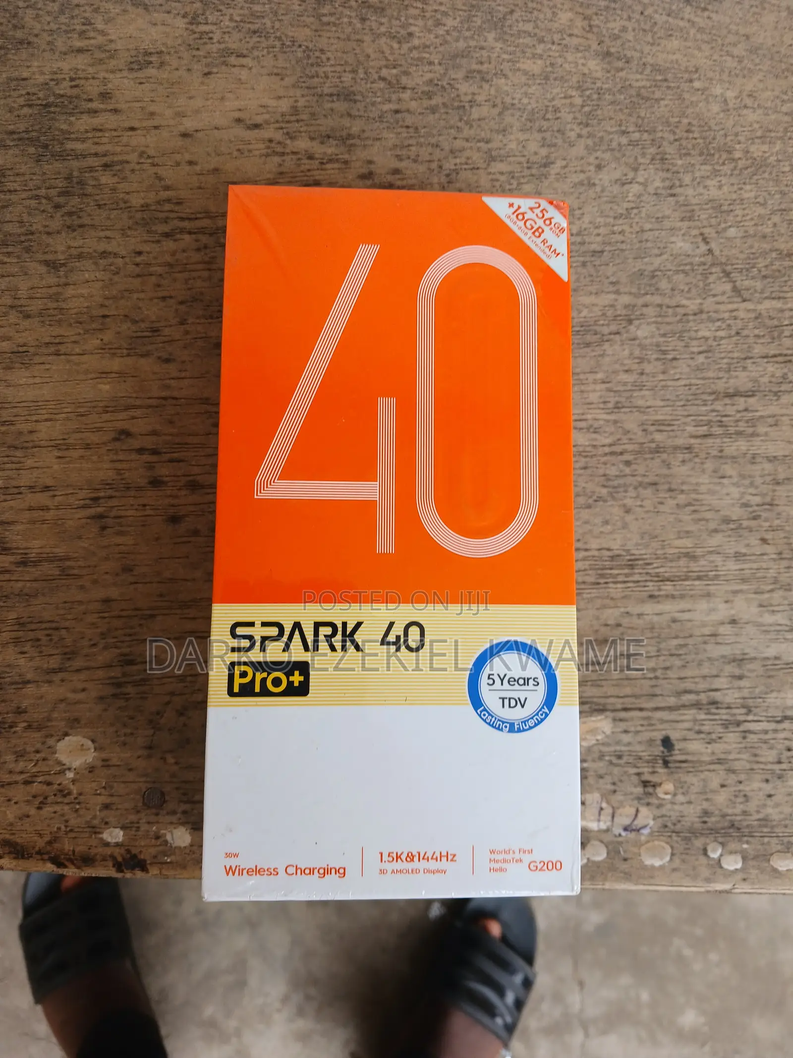 New Tecno Spark 40 Pro+ 256 GB Black