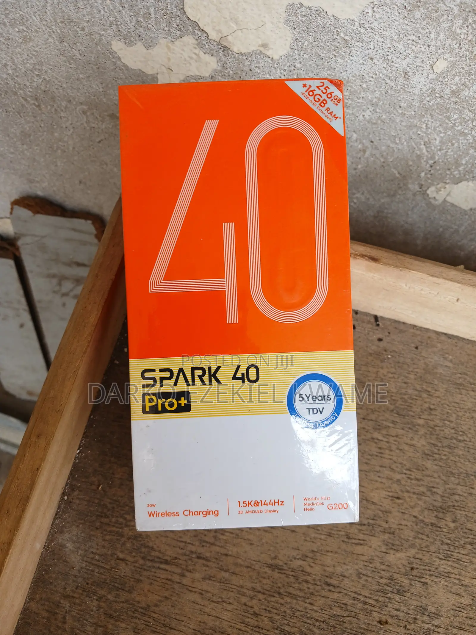 New Tecno Spark 40 Pro+ 256 GB Black