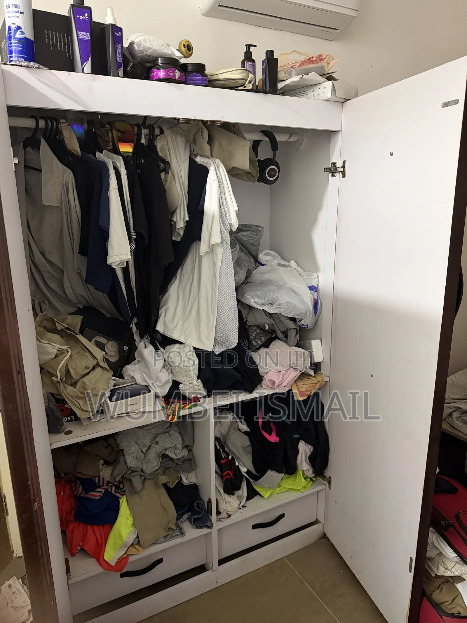 Wardrobe 2-in-1 (Double Door)