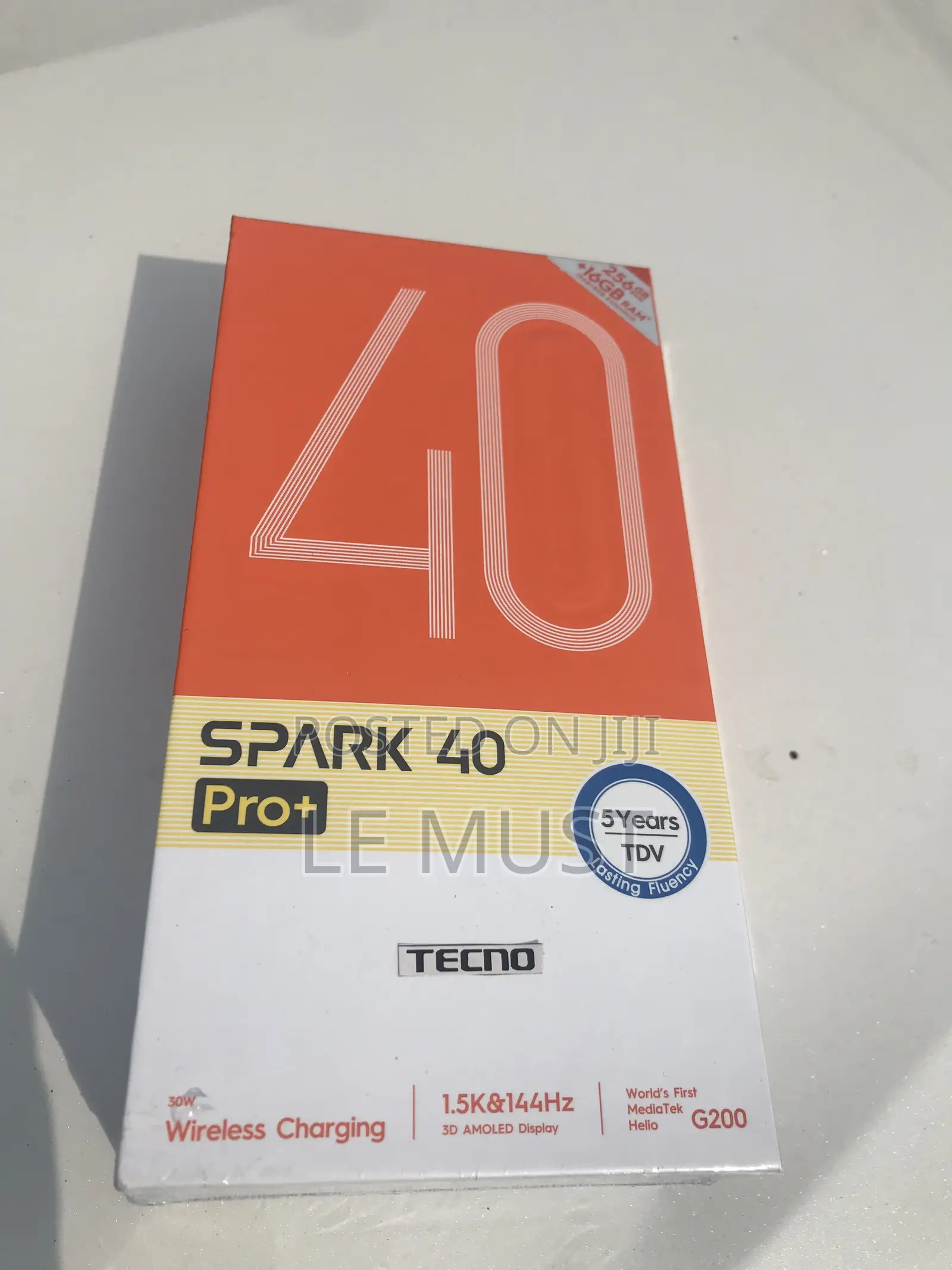 New Tecno Spark 40 Pro+ 256 GB Black