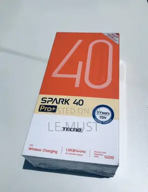 New Tecno Spark 40 Pro+ 256 GB Black
