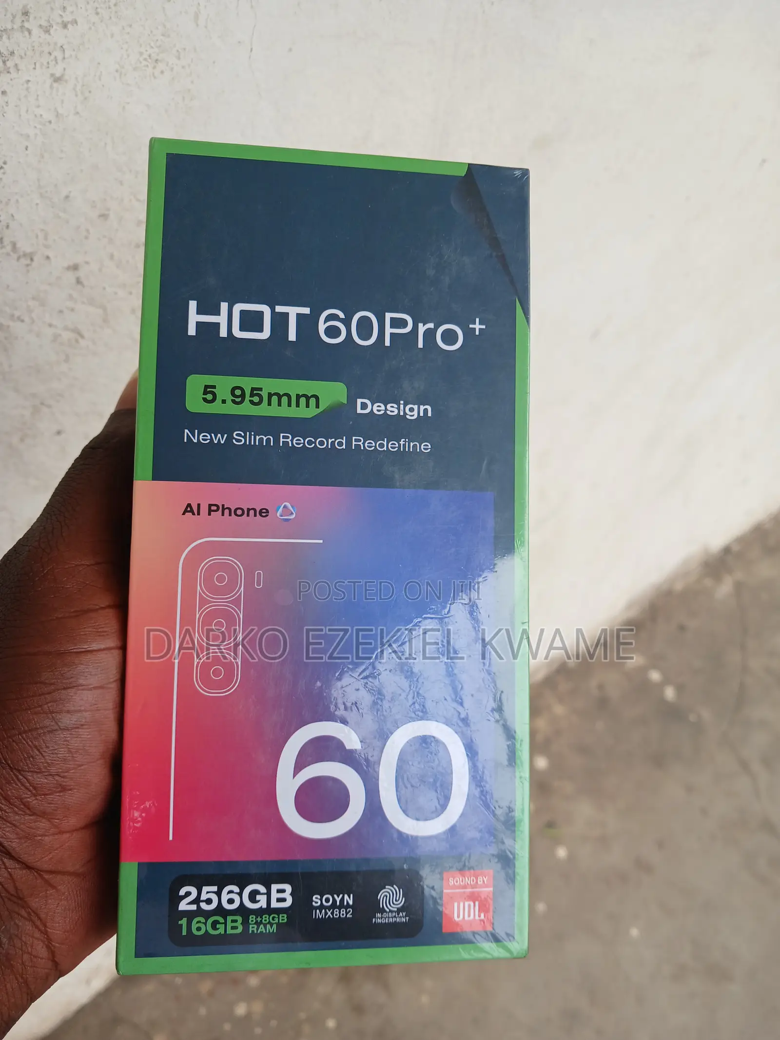 New Infinix Hot 60 Pro+ 256 GB Black