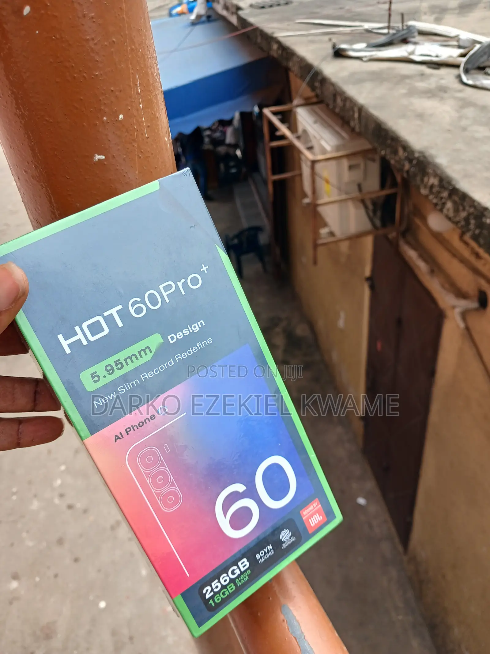 New Infinix Hot 60 Pro+ 256 GB Black