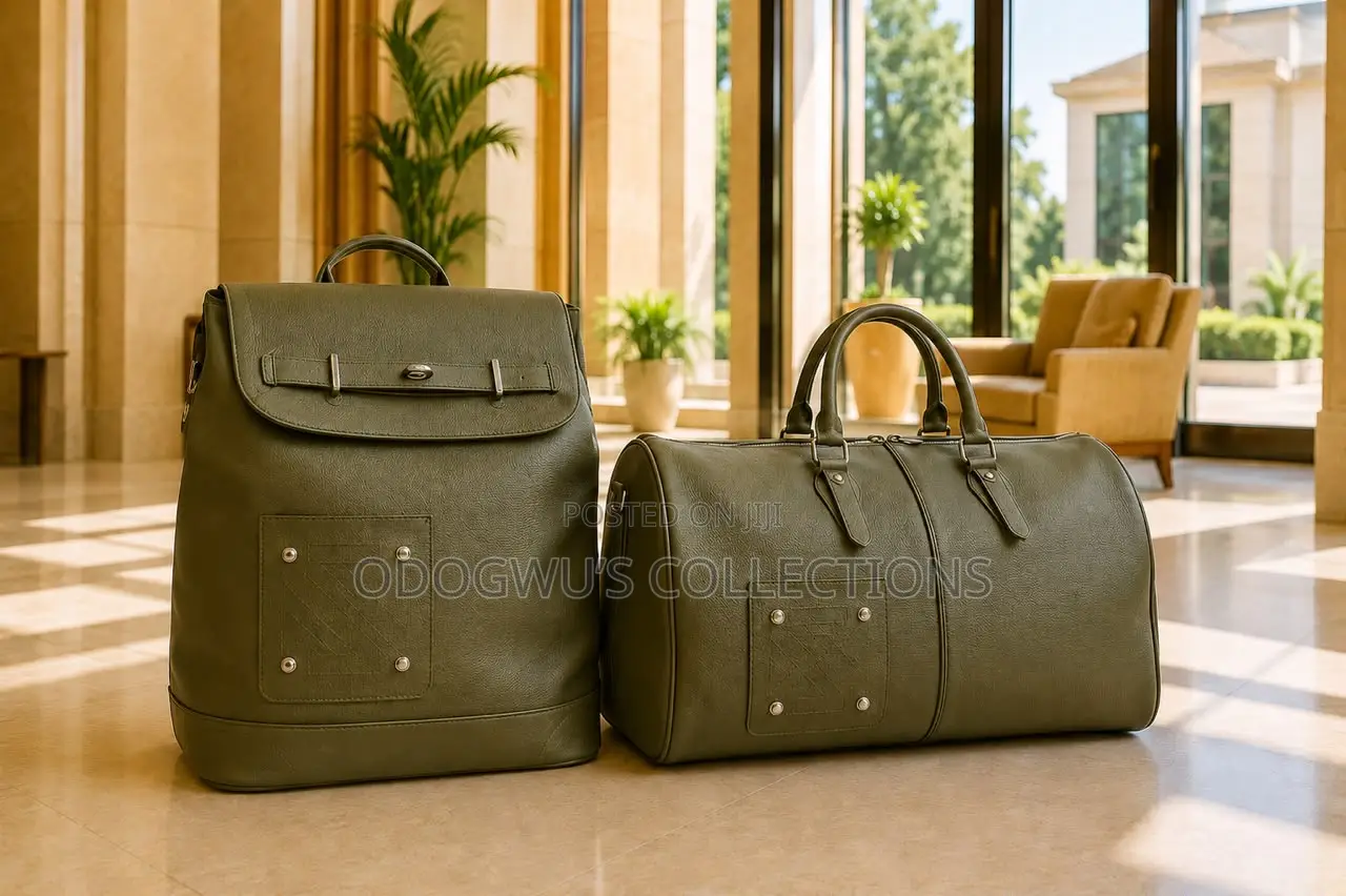 Designer Leather Backpack and Duffel Bags