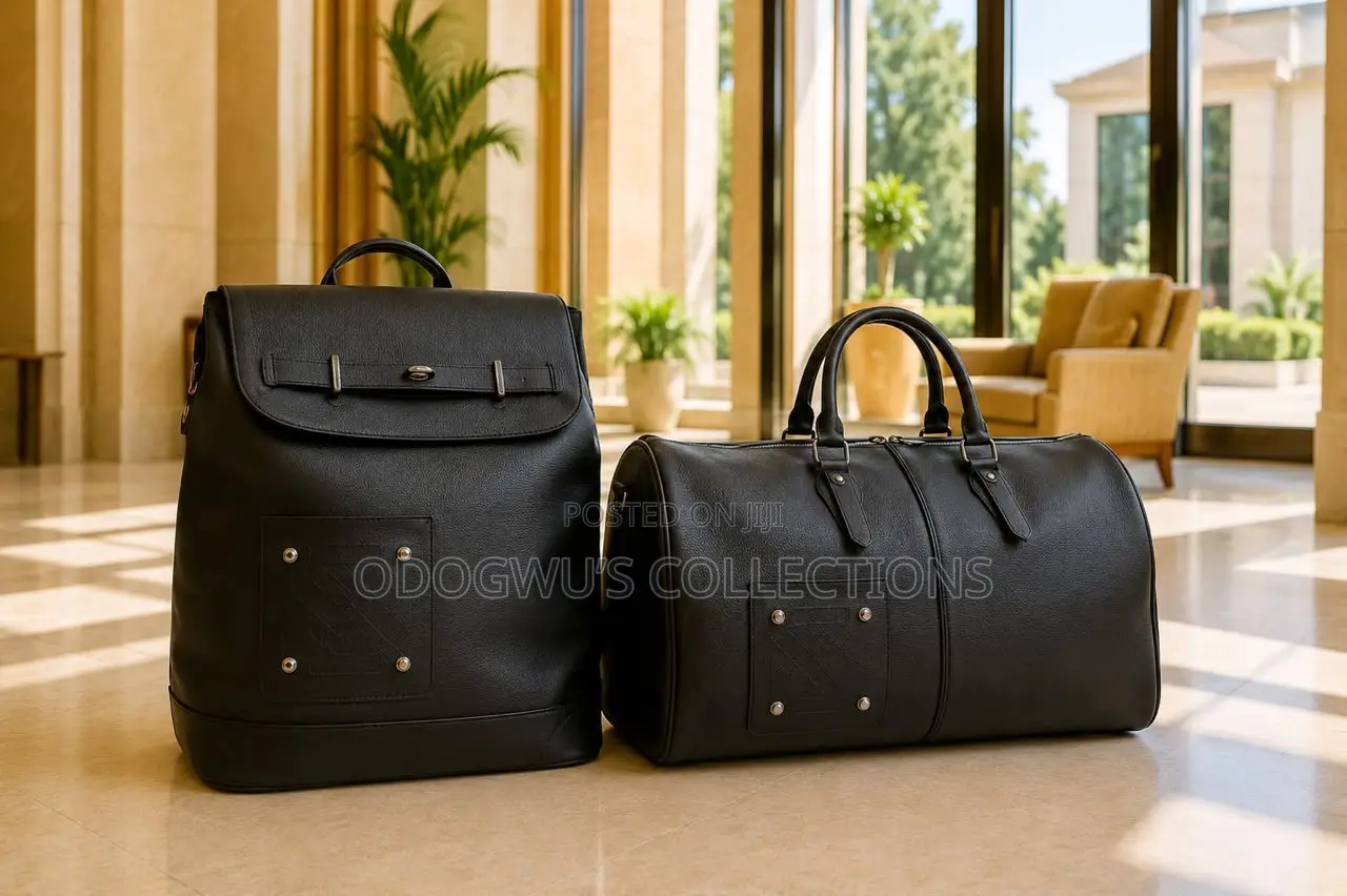 Designer Leather Backpack and Duffel Bags