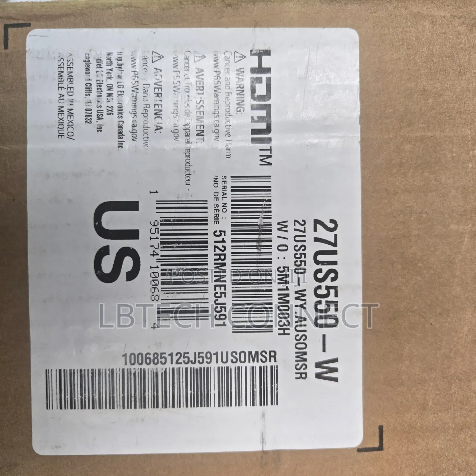 Lg Ultrafine Display Monitor 27us550