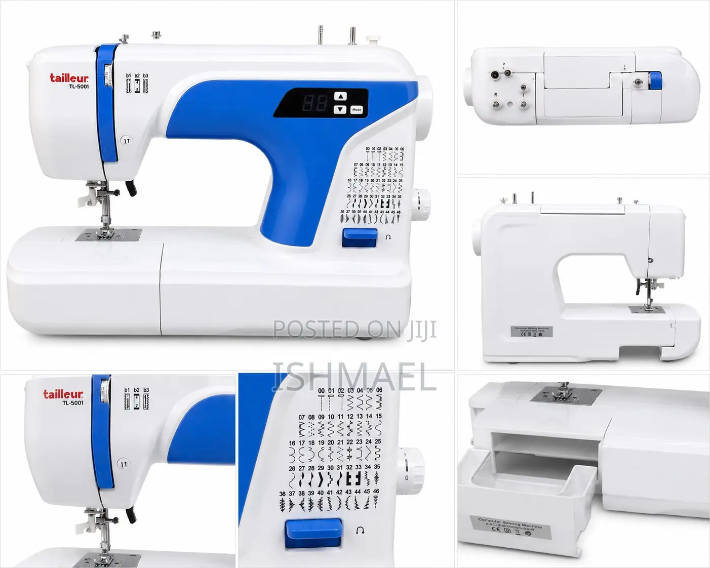 Tailleure Tl-5001 Computerized Sewing Machine