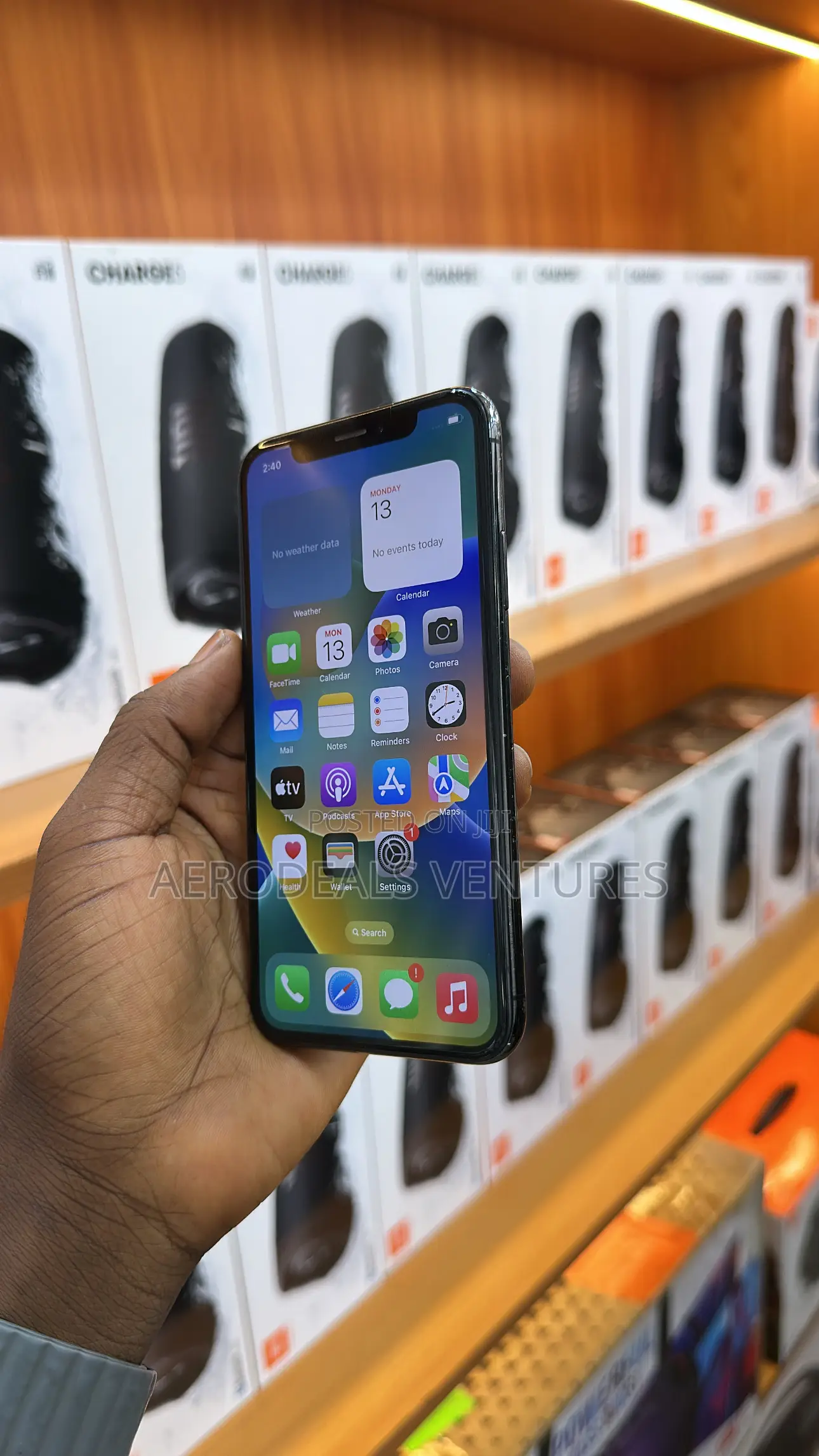 Apple iPhone X 256 GB Black