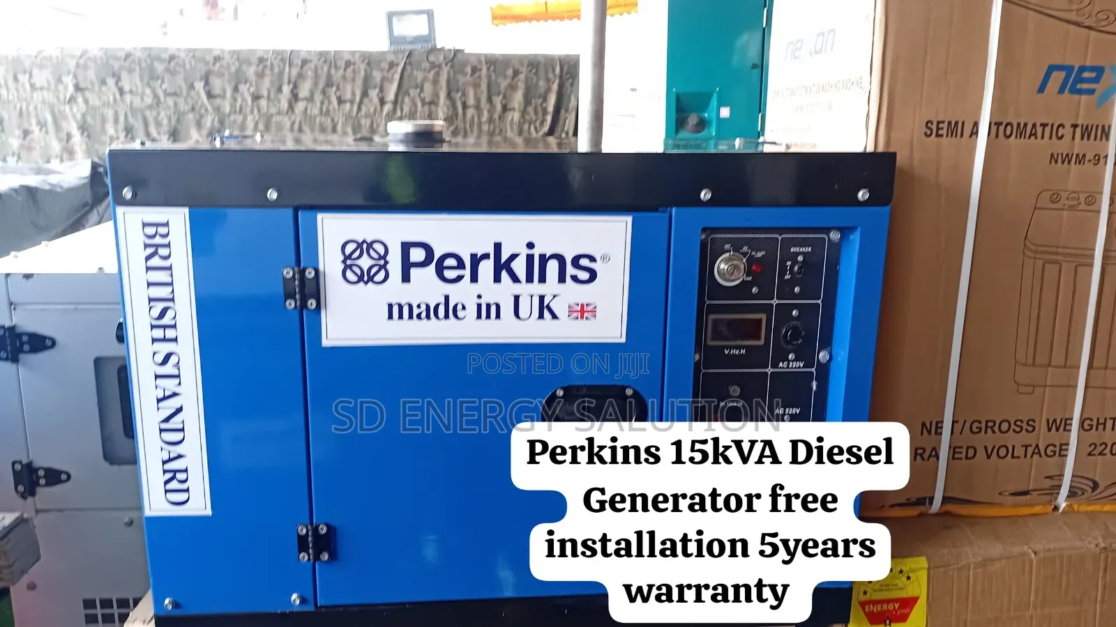 Perkins 15kva Diesel Generator – Stable Power Supply