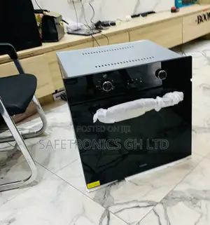 Authentic Sleek Black Tempered Kenwood Electric and Gas Oven
