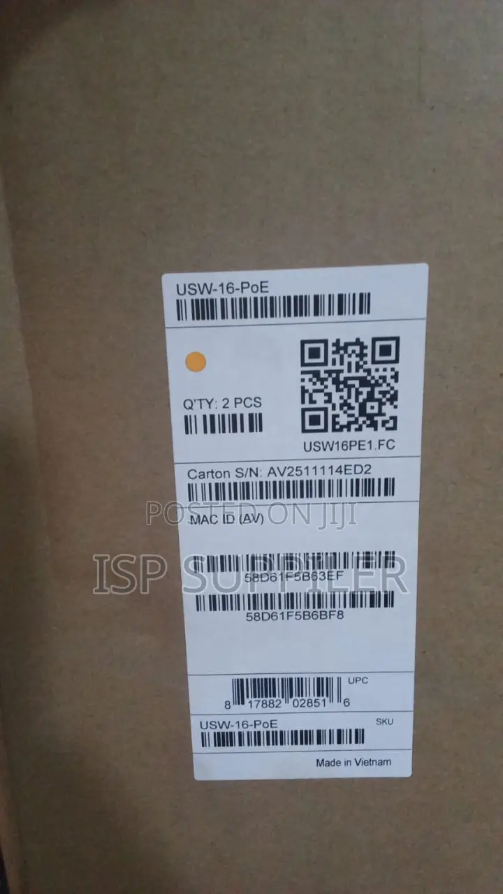 Ubiquiti Unifi 16-Port Poe Managed Switch