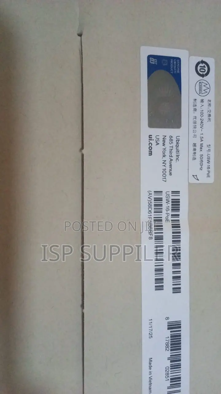 Ubiquiti Unifi 16-Port Poe Managed Switch