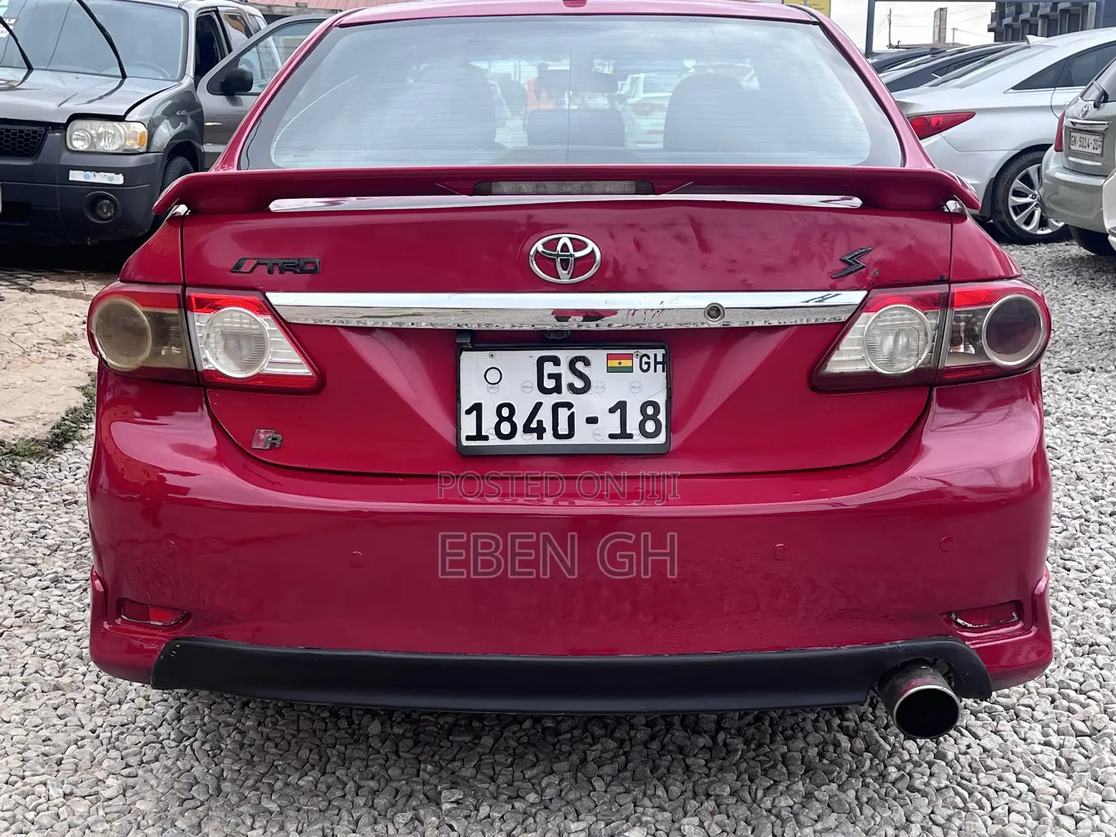 Toyota Corolla S 4dr Sedan (1.8L 4cyl 4A) 2012 Red