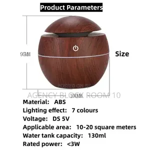 Aromatic Diffuser Moisturizer Aromath Mach 7 Led Lights