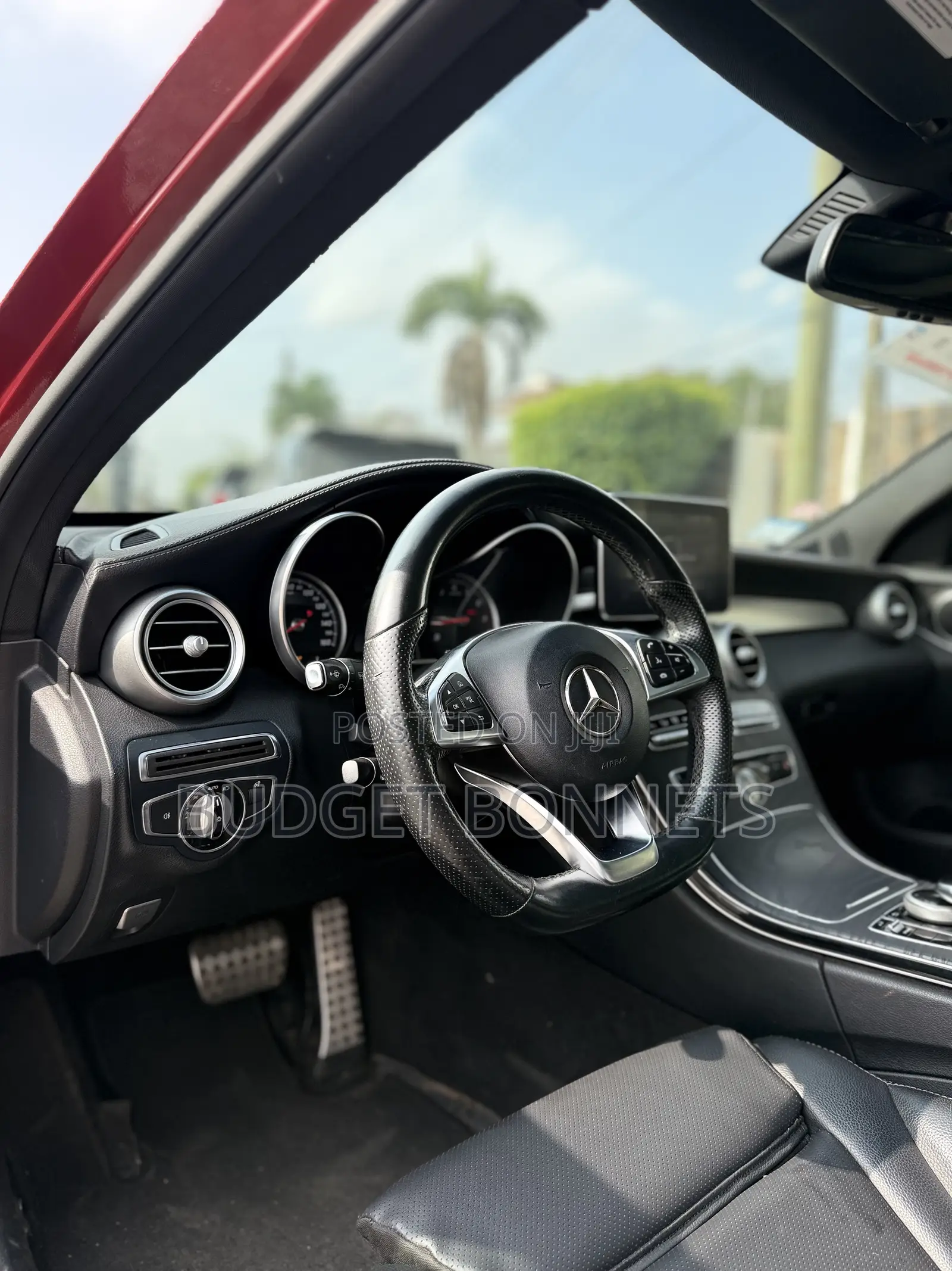 Mercedes-Benz C300 Sport 4Matic Sedan AWD (2.0L 4cyl 7A) 2017 Red