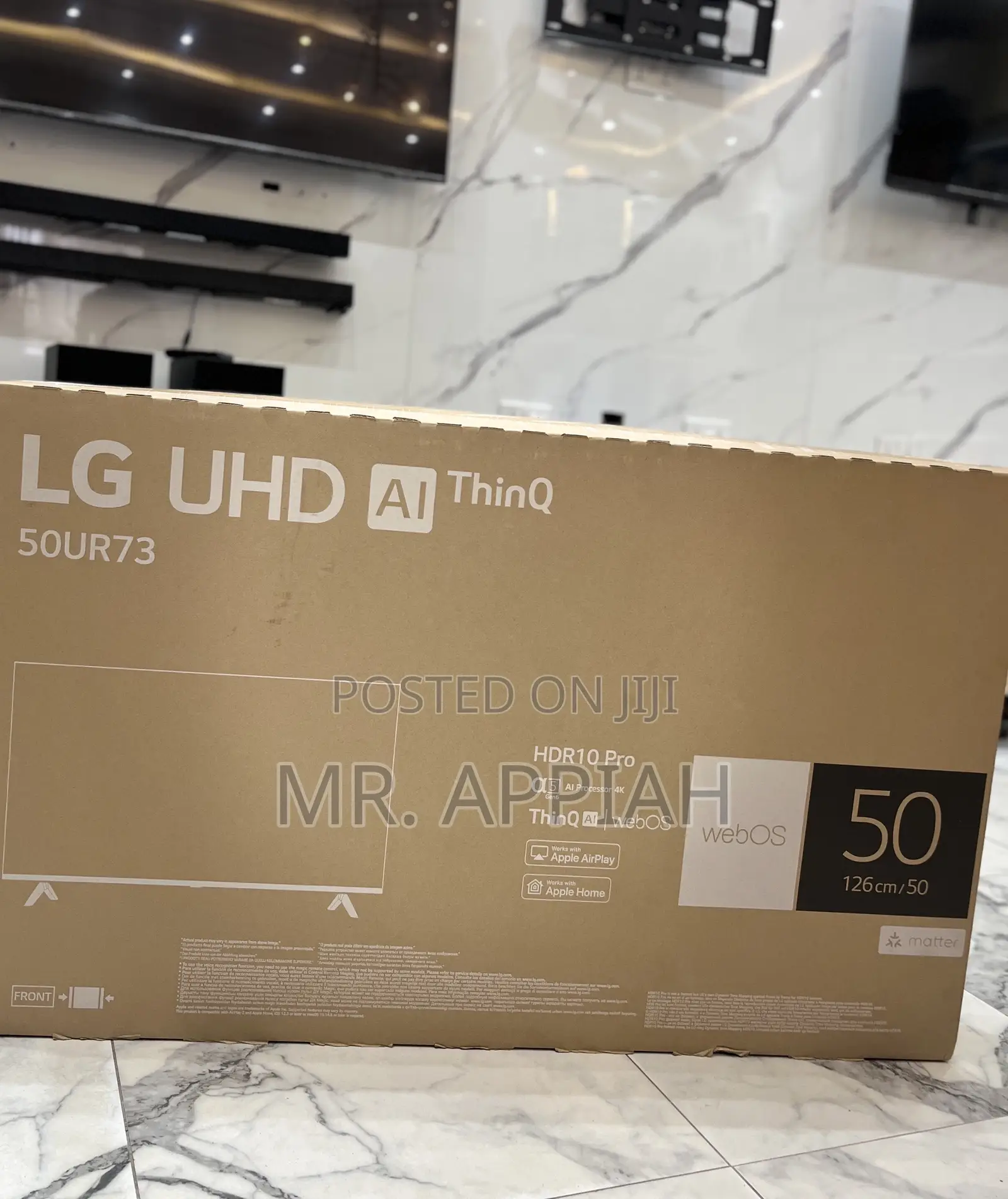 Premium Classic Lg 50 Ua 85 50” Uhd Smart Screen Tv(Black)