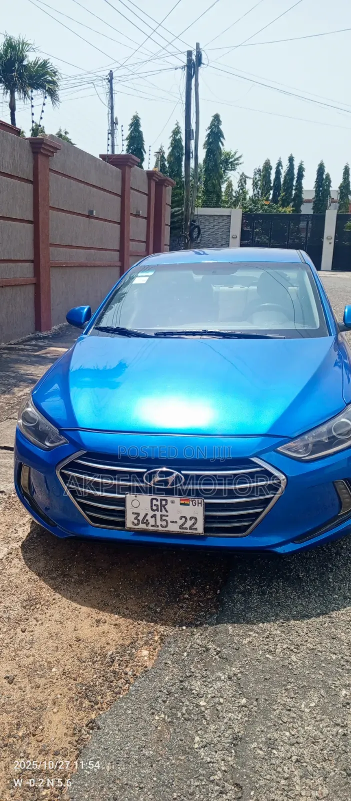 Hyundai Elantra 2017 Blue