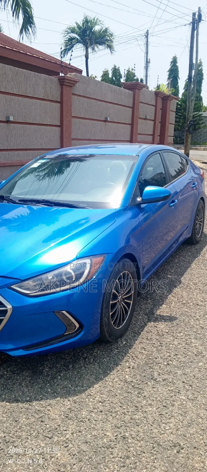 Hyundai Elantra 2017 Blue