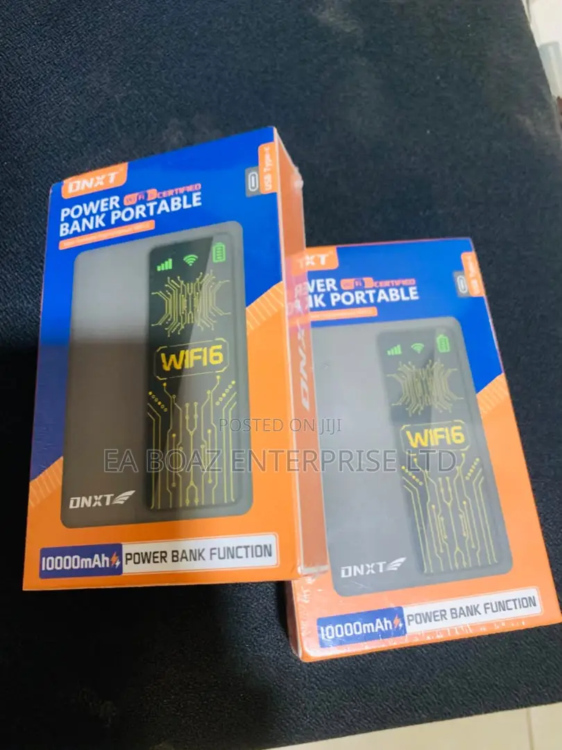 4g Lte 2 in 1 Wi-Fi 6 Certified Portable Power Bank + Wifi