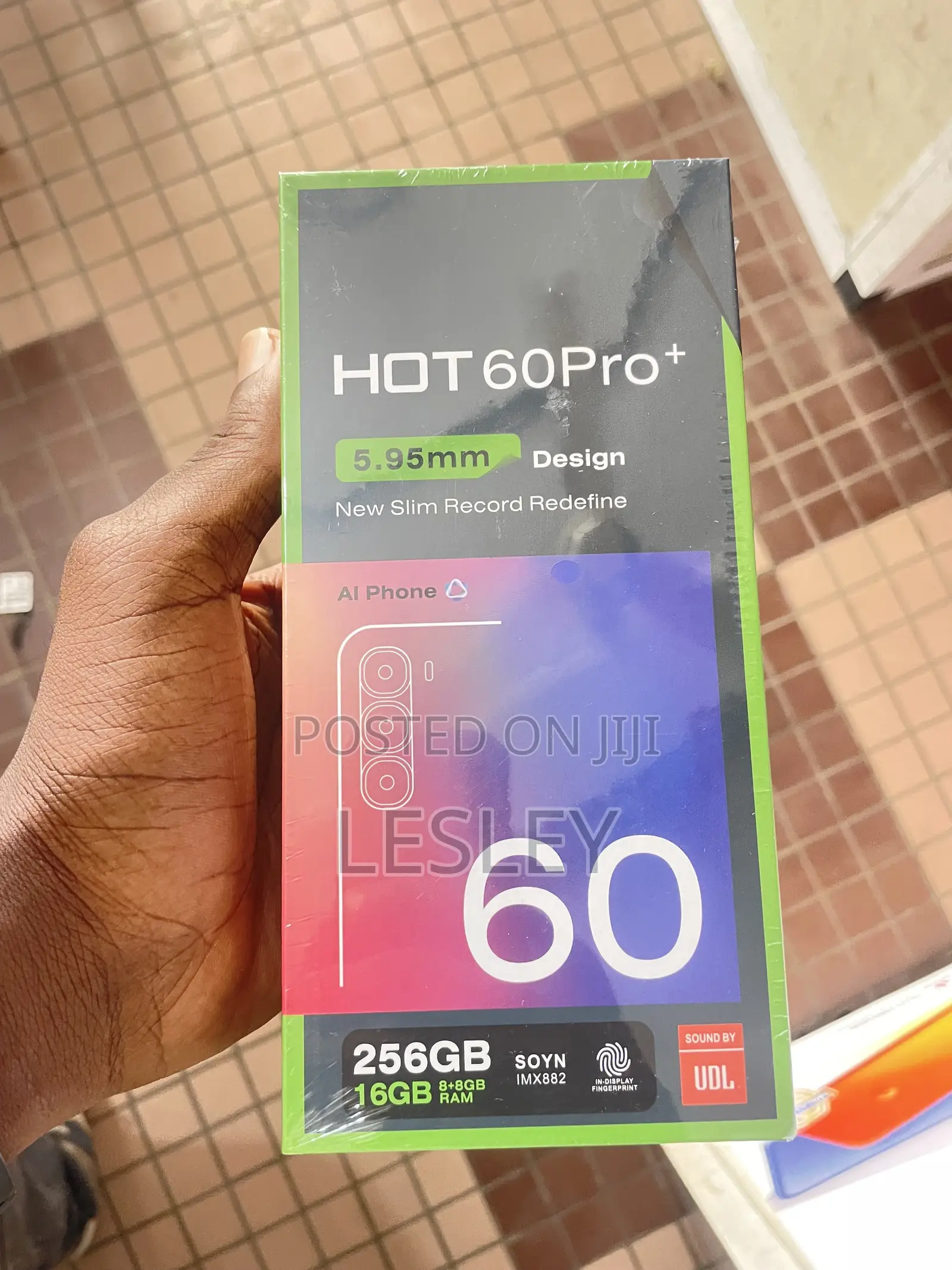New Infinix Hot 60 Pro+ 256 GB Black