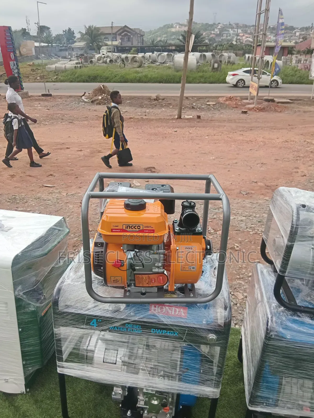 Ingco 7hp Petrol Pump – Farm Construction Ready
