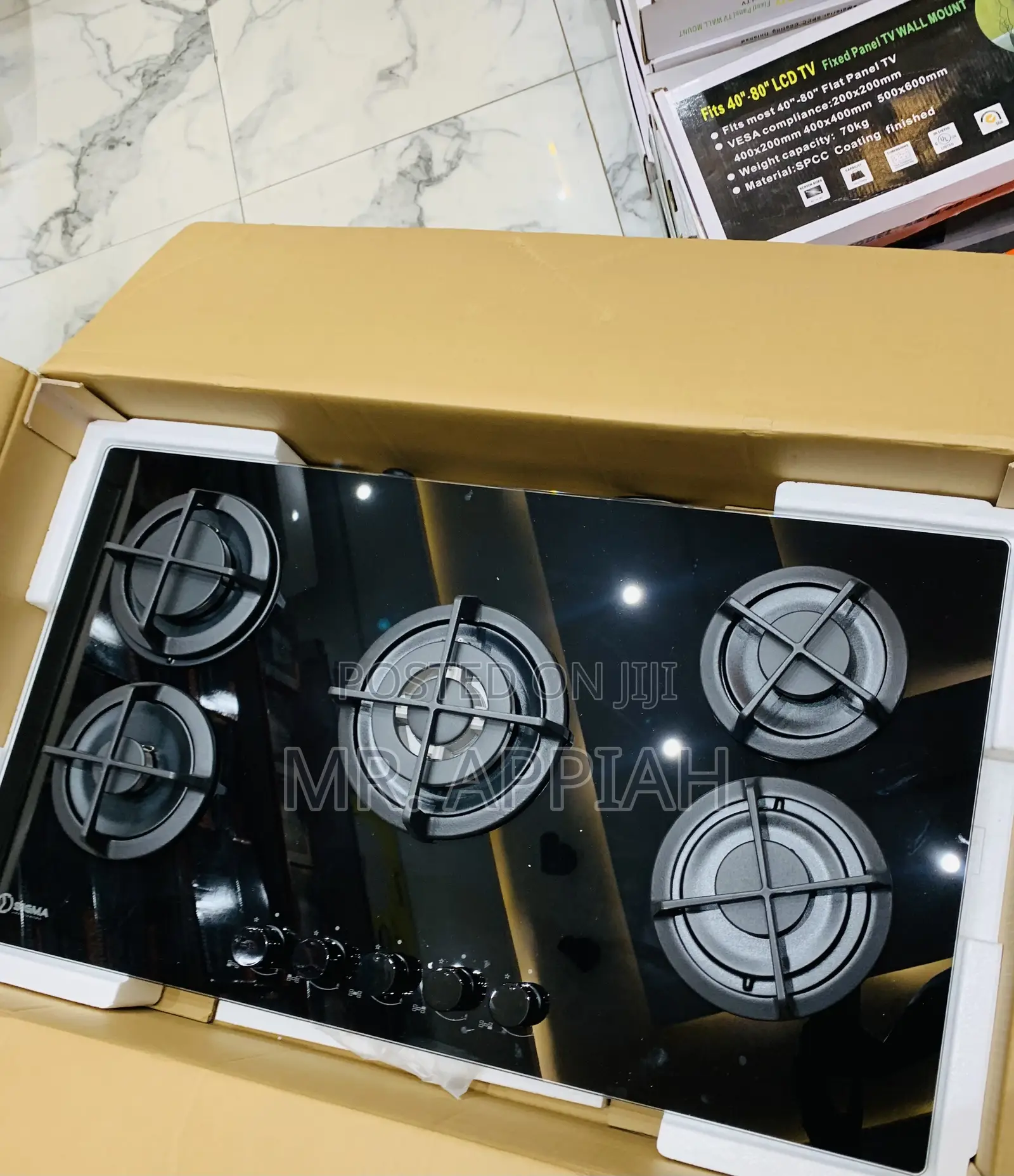 Super Unique Kenwood 90cm 5 Gas Built in Hob(Tempered Glass)