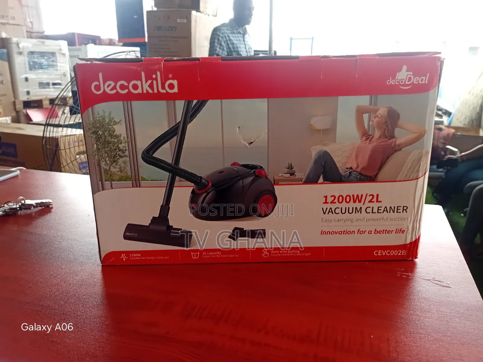 Decakila Premium Home Vacuum Cleaner – 1200w Power 12000w/2l