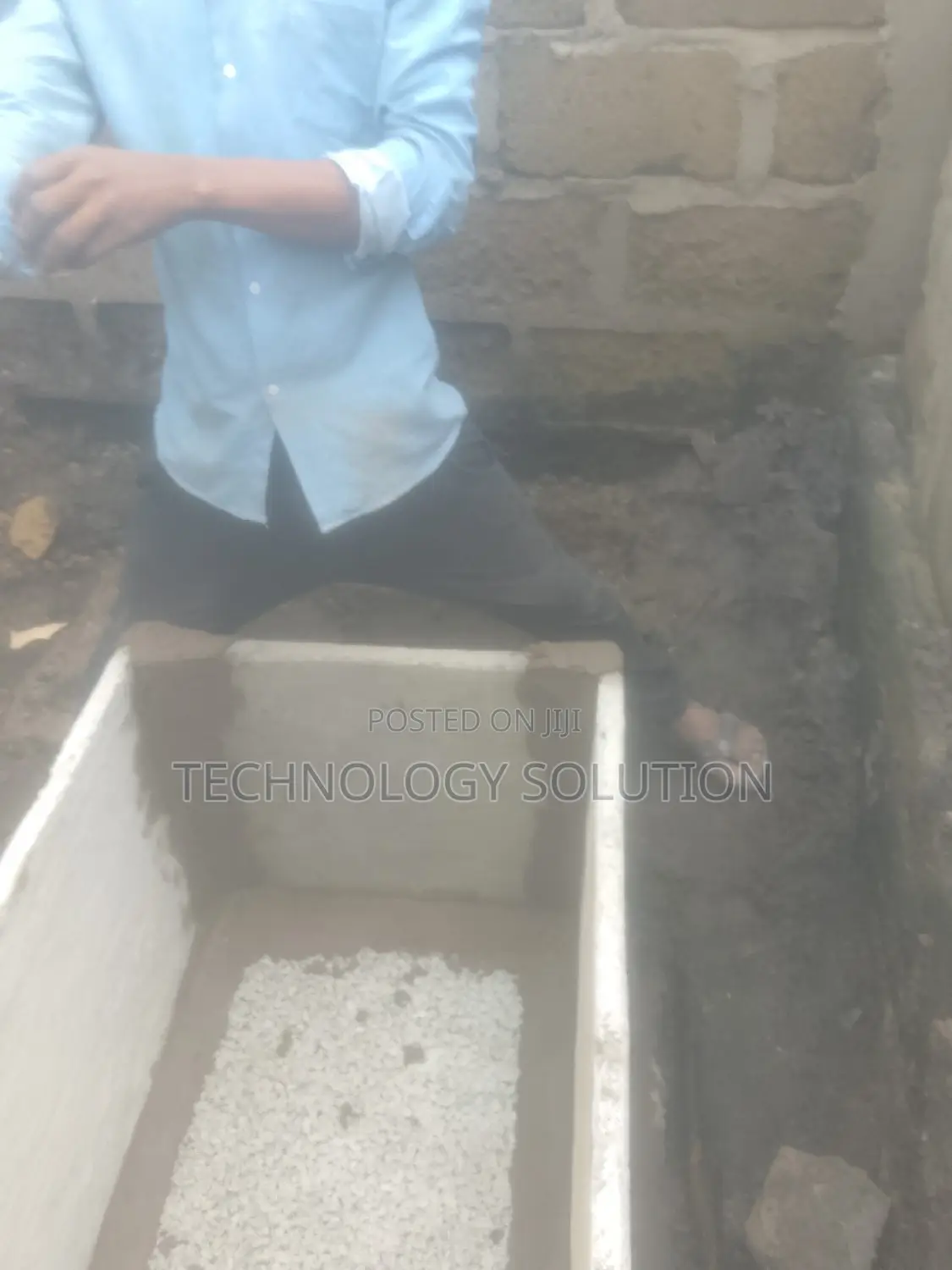 Construct Biodigester Toilet With Wc Bathroom