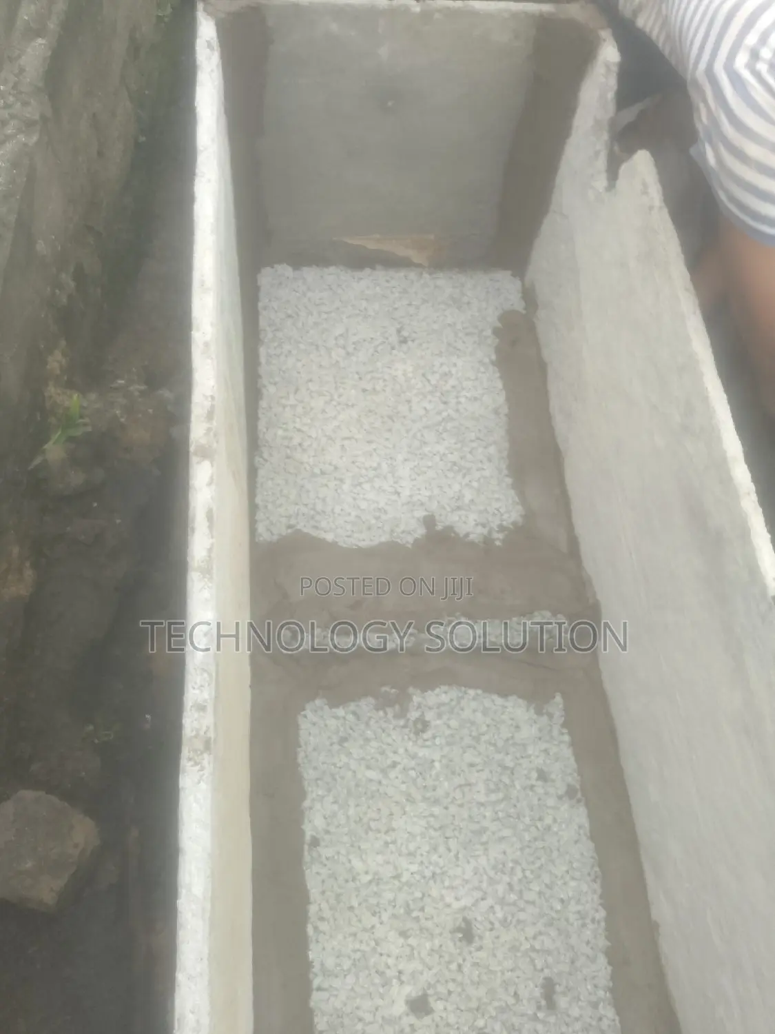 Inside Bathroom With Wc Toilet and Biodigester