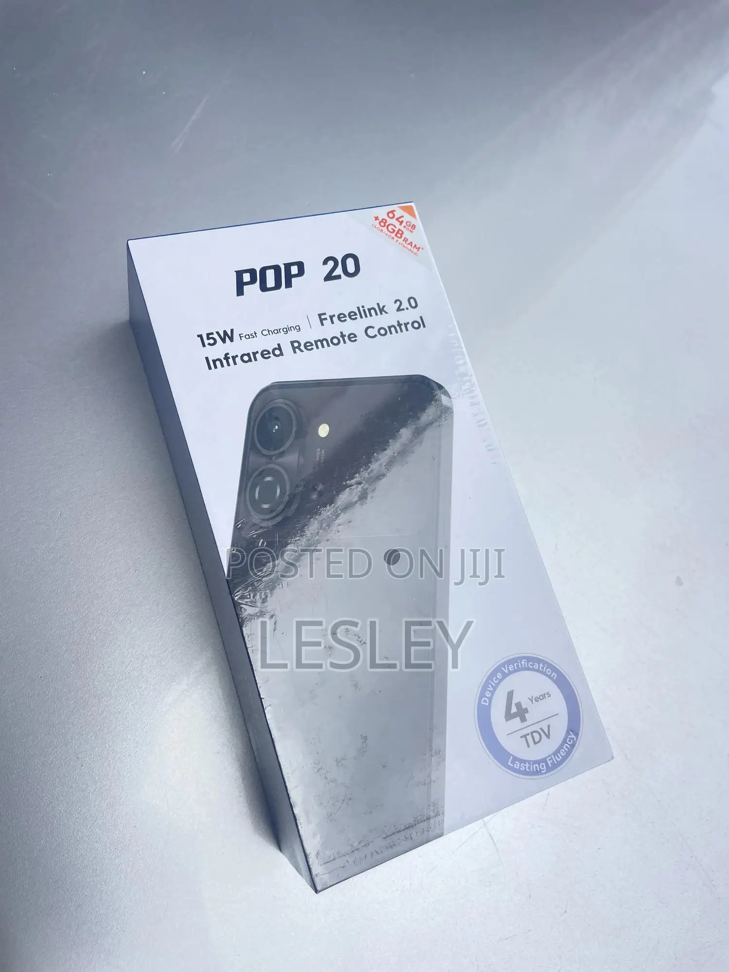 New Tecno Pop 20 64 GB Black