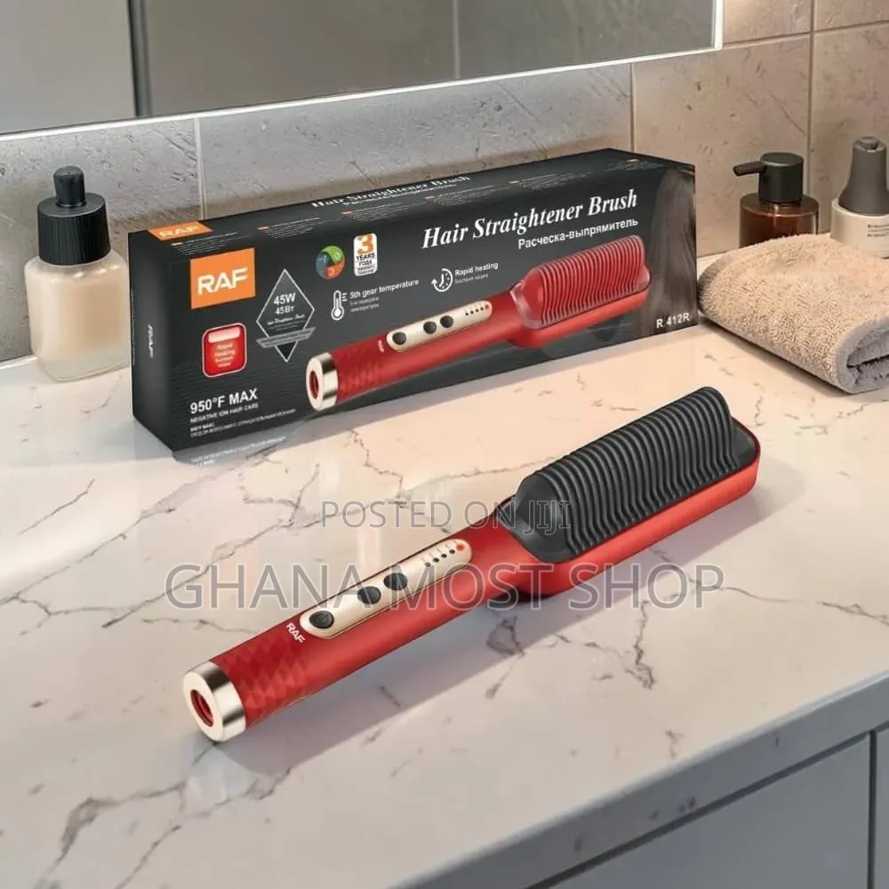 Raf Hot Brush Comb Hair Straightener(674220)