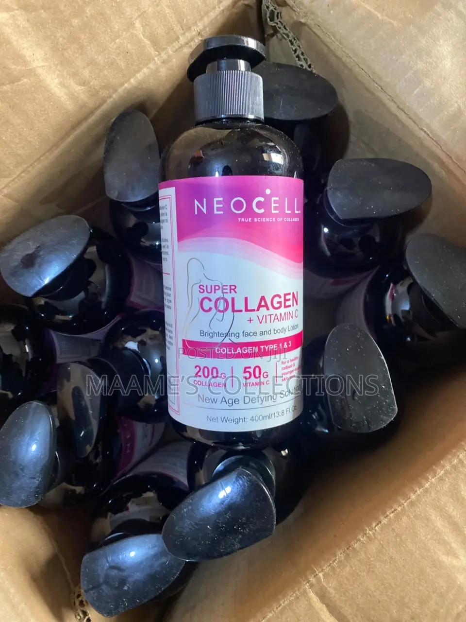 Neocell Super Collagen + Vitamin C Brightening Face and Body Lotion