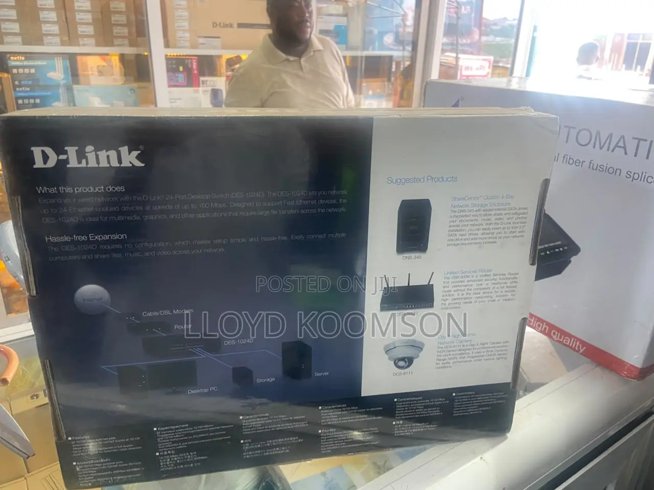 D-Link .Des-1024d. 24-Port Fast Ethernet Unmanaged Desktop Switch